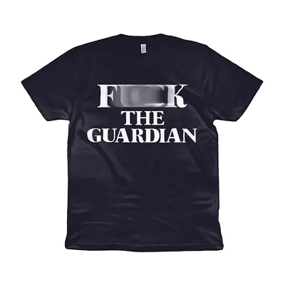 Buy F**K THE GUARDIAN - White Text - MORRISSEY TOUR - Organic Shirt - THE SMITHS  • 19.99£