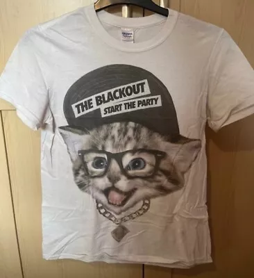 Buy The Blackout T Shirt Rock Post Hardcore Band Merch Tee Size Small White • 14.50£