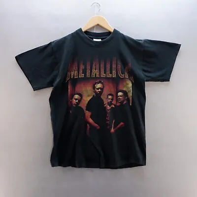 Buy Vintage Metallica T Shirt Medium Black Summer Tour 1999 90s Rock Band Music • 58.47£