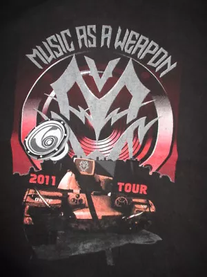 Buy 2011 MUSIC AS A WEAPON (LG ) Shirt DISTURBED SEVENDUST IN THIS MOMENT STILLWELL • 24.13£