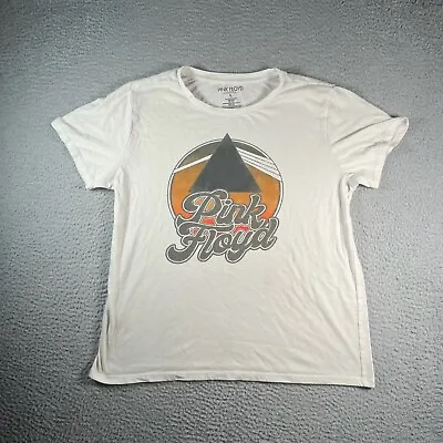 Buy Pink Floyd T Shirt Womens Large Short Sleeve Graphic Band Tee Causal Ladies • 14.42£