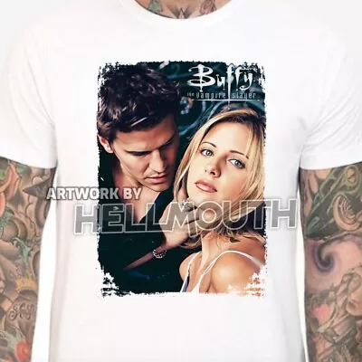 Buy Buffy The Vampire Slayer T-shirt - Mens & Women's Sizes - Buffy & Angel 90s Art • 15.99£