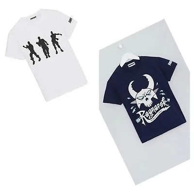 Buy Fortnite Emotes Floss & Ragnarok Kids T-Shirt Official Merch 2 Pack • 8.99£