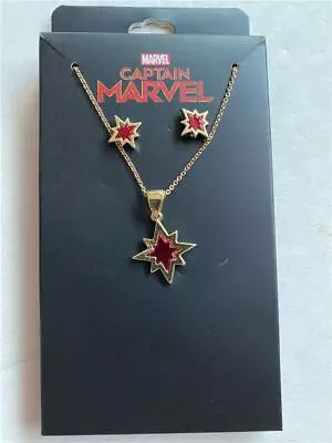 Buy Marvel Captain Marvel Jewelry Set • 20.59£