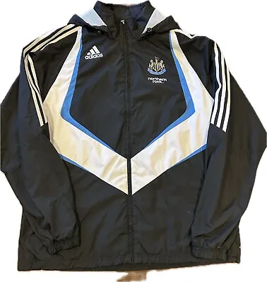 Buy Vintage Newcastle United Adidas Training Jacket Men's NUFC 2000s Rain Tracksuit • 19.99£