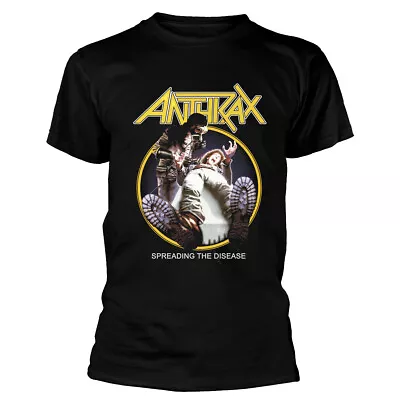 Buy Anthrax Spreading The Disease Tracklist Black T-Shirt NEW OFFICIAL • 16.59£