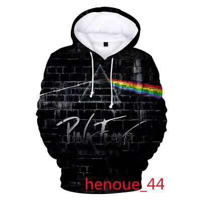 Buy Unisex Pink Floyd Rock Band Hoodies Sweatshirt Hooded Top Jumper Pullover Gifts • 13.91£