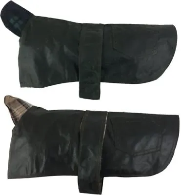 Buy Dog Coat Jacket Wax Weather Waterproof Cotton Rain Outdoor Windproof Puppy NEW • 7.95£