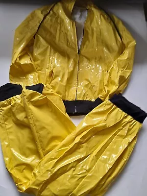 Buy Pvc Wet Look Track Suit Shiny Glanz Medium Ali G  • 46£