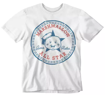 Buy Ghost Busters T-Shirt Marshmallow Man Gozer Movie Film 80s All Stars Stay Puft • 5.99£