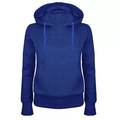 Buy Ladies Womens Fleece Hoodie Pullover Jumper Hooded Top Sweatshirt Casual Hoodies • 13.99£
