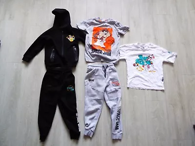 Buy Boys Space Jam Tracksuits X 2 With T-shirt Bundle Age 5-7 • 5.99£