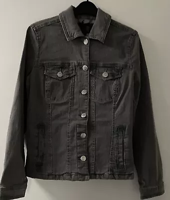 Buy Ladies Grey Denim Jacket - Size 12 • 19£