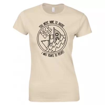 Buy Neck Deep  You Were Mine To Adore...  Ladies Skinny Fit T-shirt • 12.99£