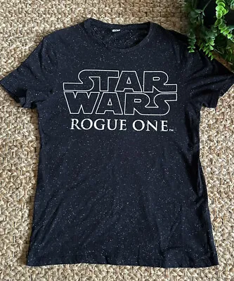 Buy Vintage Style STAR WARS Rogue One Black T-Shirt Mens Womens Clothes Size S • 14.99£