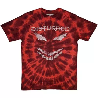 Buy SALE Disturbed | Official Band T-shirt | Scary Face (Dip-Dye) • 14.95£