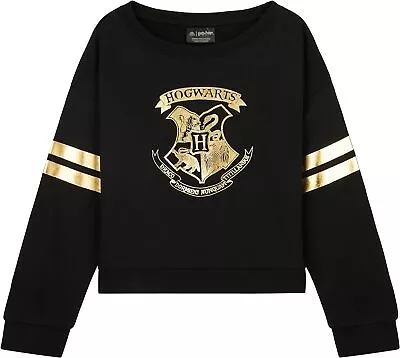 Buy Harry Potter Hoodie Girls Teenagers Soft Hogwarts Black/Gold/Red Zip Up...  • 27.29£