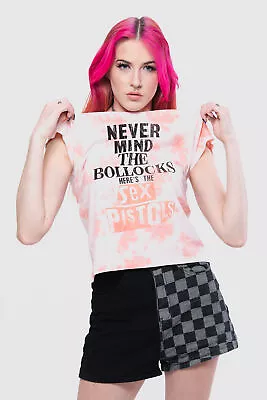 Buy The Sex Pistols Never Mind Dye Wash Crop Top • 15.93£