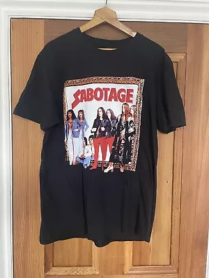 Buy Black Sabbath  Sabotage  T-Shirt Double Sided Print Black Size Large • 15£