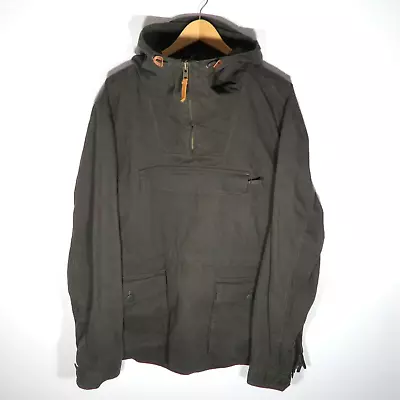 Buy Fat Face Mens Jacket 2XL Roseville Pullover Green Moss 1/4 Zip BNWT RRP £69 • 45£