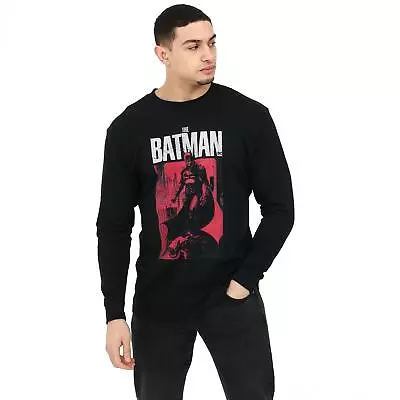 Buy The Batman Mens T-shirt City Long Sleeve S-XXL Official DC Comics • 13.99£