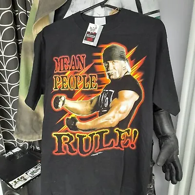Buy Vintage WCW (2002) HULK HOGAN WWE WWF -NEW WITH TAG-T-Shirt Medium • 80£