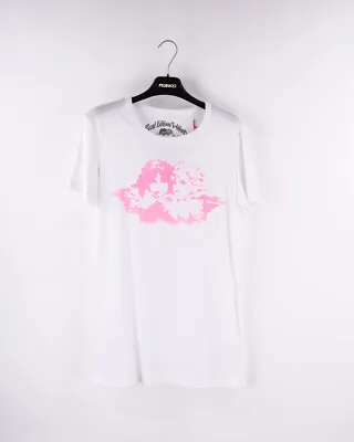 Buy Fiorucci Vintage Angels Cherubs T-Shirt 4A7734 Real Edition T-Shirt WHITE  D1_2 • 30£