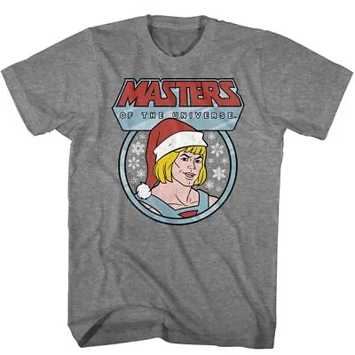 Buy Masters Of The Universe - MOTU Christmas He-Man - Short Sleeve - Heather - Adul • 80.08£