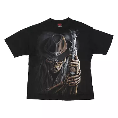 Buy SPIRAL Mens T-Shirt Black M • 9.99£