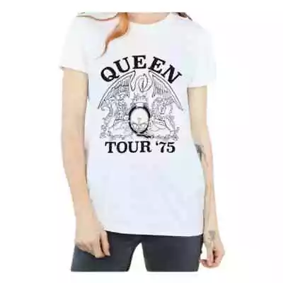 Buy Queen Official Tour 75 T-shirt Licenced Product M - XL • 12.99£