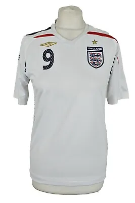 Buy UMBRO England 2007-09 Home Football T-Shirt Size LB Boys Outerwear Outdoors • 16.20£