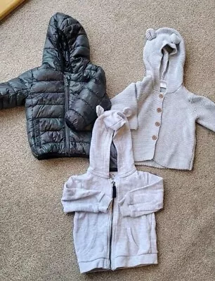 Buy Baby Boy 6-9 Month Coat And Jacket Bundle Next Camo Cardi Hoodie Next F&f • 6£