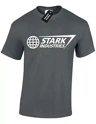 Buy Stark Industries Mens T Shirt Hulk Tony Arc Film Comic Shield Geek Nerd • 8.99£
