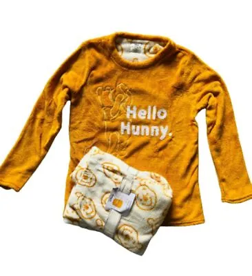 Buy Winnie The Pooh Women's Fleece Pyjama Set Fluffy Full Sleeve Top & Pant PJs Gift • 27.62£