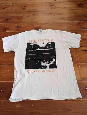 Buy Vintage The Smiths Louder Than Bombs Shirt Size L 00s • 0.99£