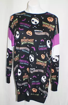 Buy Disney The Nightmare Before Christmas Women's Sleepshirt PJ Outfit Sz L (12-14) • 19.08£