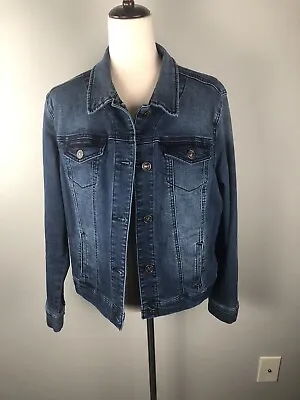 Buy Vintage America Blues Jean Jacket XL Pockets Cotton Blend Soft  • 26.06£