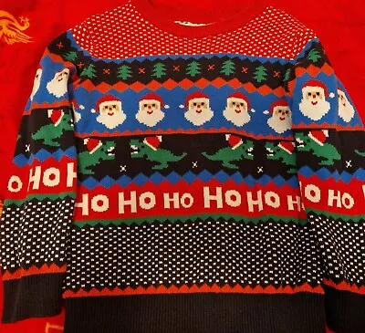 Buy F&F Kids Ho Ho Ho Christmas Jumper. Size 5-6yrs. • 7.50£
