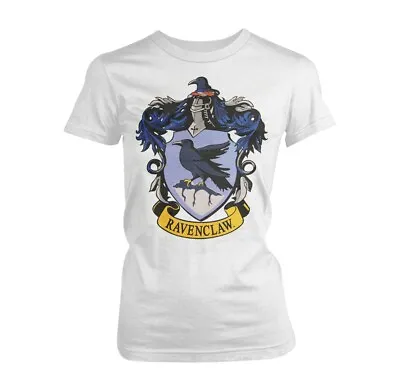 Buy HARRY POTTER - RAVENCLAW WHITE T-Shirt, Girlie  Womens: 14 • 9.27£