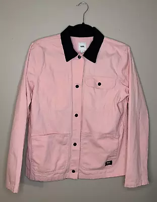 Buy Vans Light Pink Button Down Drill Chore Coat Small • 28.34£
