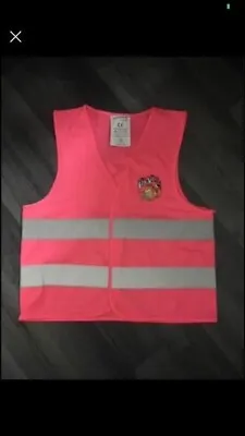 Buy High  Hi Vis Vest Neon Pink Age 4-7  Children’s Jacket Worn Once • 3£