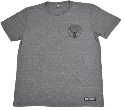 Buy Jägermeister USA Gray T-Shirt Size M, L, XL Or XXL Deer Rudi 2 Logos Grey • 11.26£