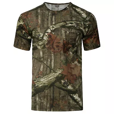 Buy New Mens Fishing RealTree Hunting Camouflage Jungle Print Long Sleeve TShirt Top • 9.99£