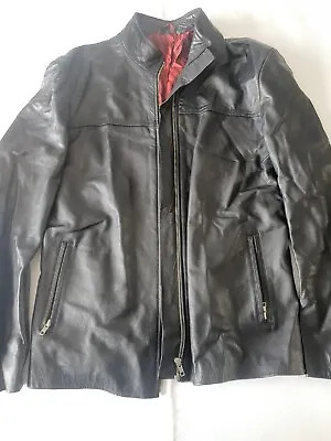Buy Men's XL Faux Leather Jacket Black • 29.99£
