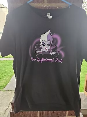 Buy Disney Villain Ursula Poor Unfortunate Souls Women’s T-shirt Size Xlarge • 15.03£