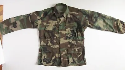 Buy Mens Woodland Army Military Camo Camoflage Field Coat Jacket MEDIUM • 9.65£