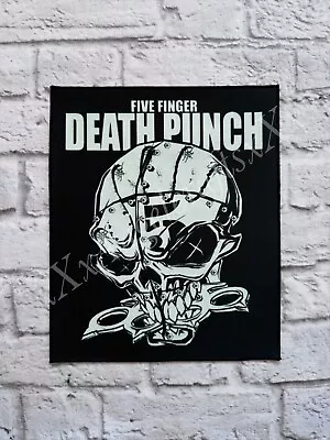 Buy SEW ON PRINTED BACK PATCH JACKET HOODY 23.5cm X 19.5cm FIVE FINGER DEATH PUNCH • 28£