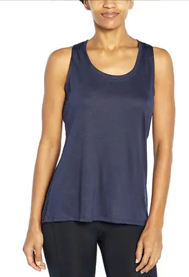 Buy Balance Collection Size Large Navy Blue Gracie Athletic Tank Top Shirt • 27.38£