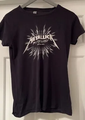 Buy Metallica T Shirt Women’s Rare Rock Metal Band Merch Tour Tee Ladies Size Large • 16£
