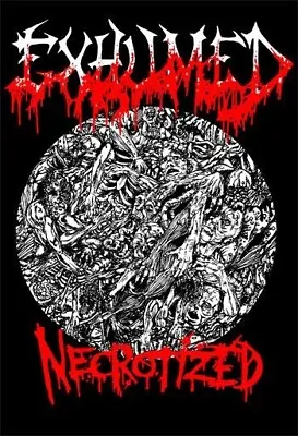 Buy Exhumed Necrotized Death Metal - Sticky Poster Patch T-shirt Magnet Keychain • 8.77£